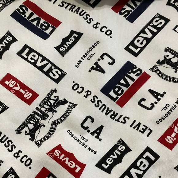 Boys Levi's Fleece Batwing Pullover Hoodie - Picture 10 of 16